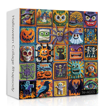 Halloween Collage Rhapsody Jigsaw Puzzle 1000 Pieces